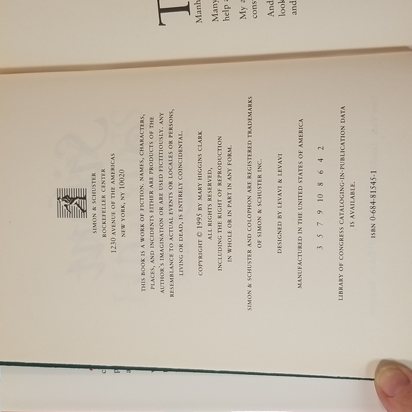 Mary Higgens Clark Novel Silent Nights Hardcover 1995 Book - Picture 4 of 9